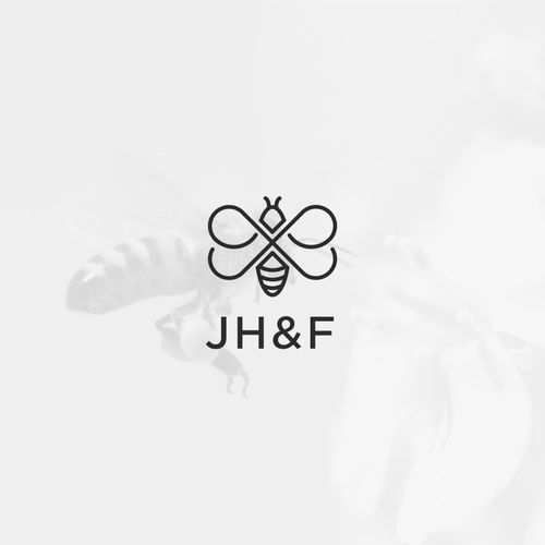 Black and white logo with the title 'JH&F'