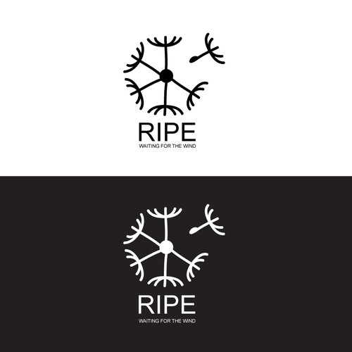 Ice cream shop design with the title 'Logo for food&drink shop'