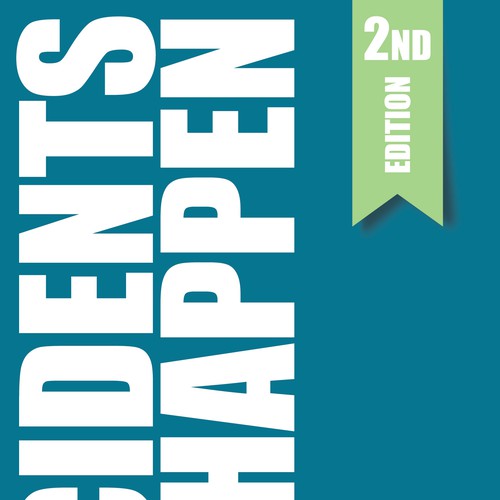 Law book cover with the title 'Accidents Happen - book cover'