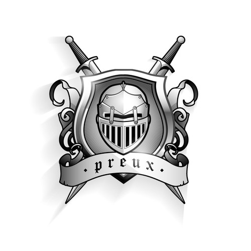 Knight design with the title 'Logo for an Urban Clothing Company'