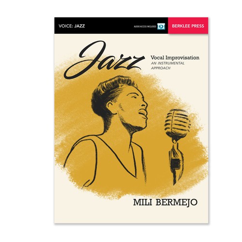 Singer artwork with the title 'Jazz book cover concept'