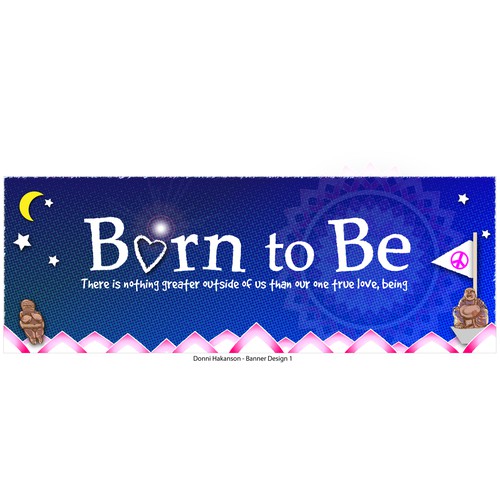 Banner artwork with the title 'Born to Be blog banner'