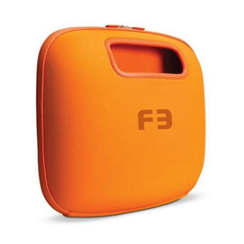 Laptop design with the title 'F3'