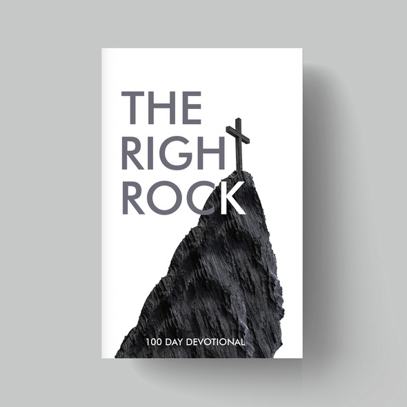 Cross design with the title 'The Right Rock Book cover'