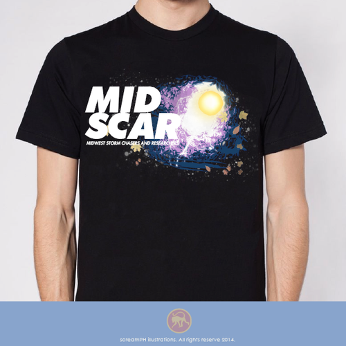 Bold t-shirt with the title 'Design for MIDSCAR'