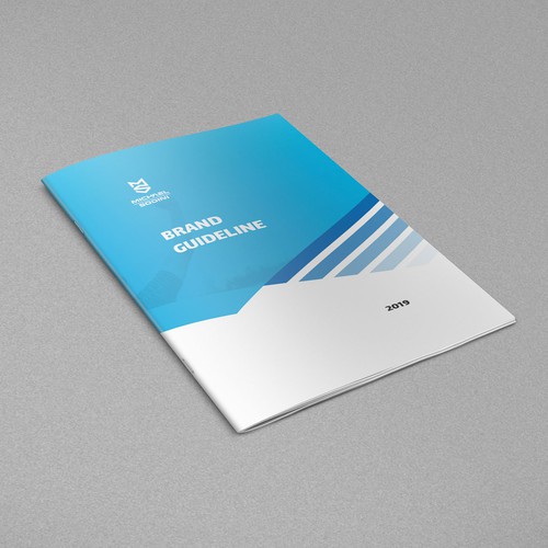 Agency design with the title 'Brand Guide for a non-profit that deals with Mental Health & Firearms'