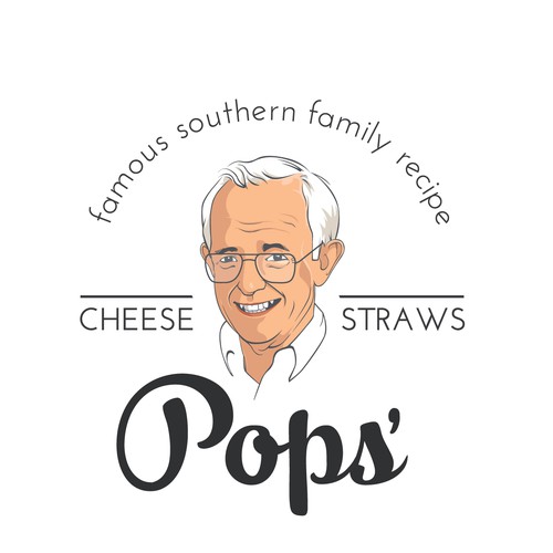Figure logo with the title 'pops'