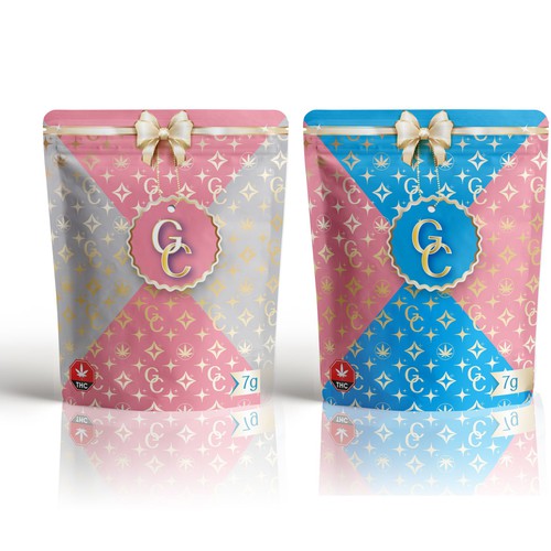 Weed packaging with the title 'Luxury Cannabis Packaging'