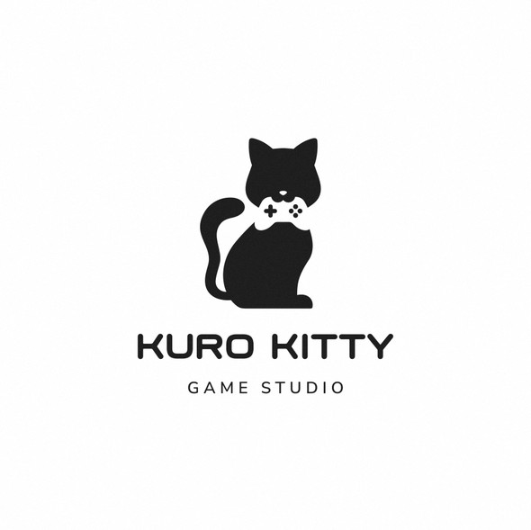 Kitty design with the title 'Kuro Kitty'
