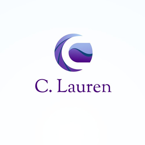 Adobe templates logo with the title 'C. Lauren 3D logo'