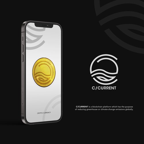 Climate change design with the title 'C Current'