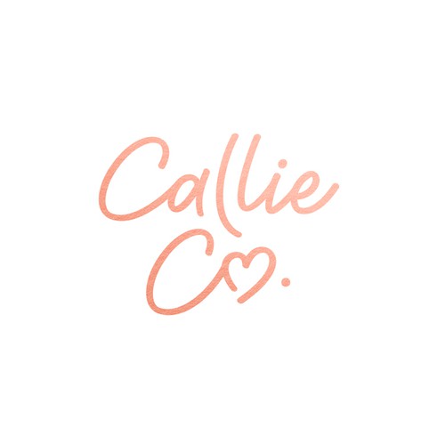 Font design with the title 'Logo for Callie Co. '