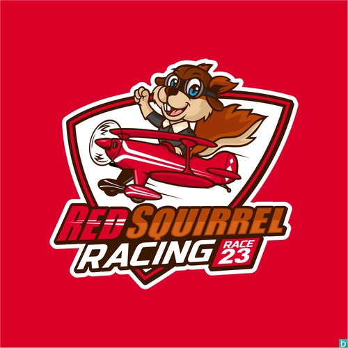 Squirrel logo with the title 'Red Squirrel Racing'