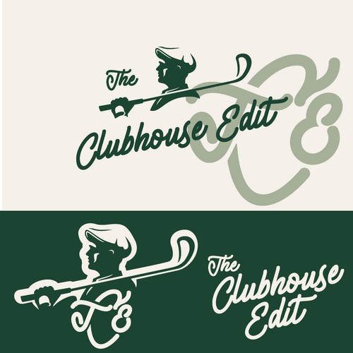 Logo with the title 'Golf fashion & culture media brand'