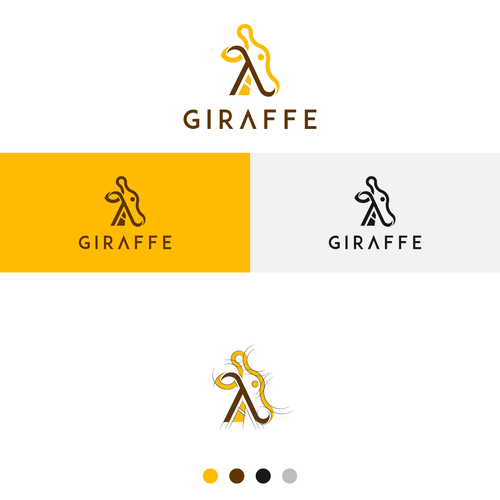 Web logo with the title 'Giraffe Logo'