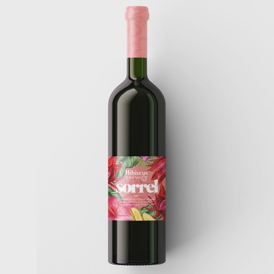The traditional Caribbean drink "Sorrel"