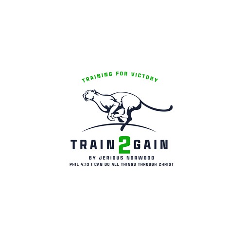 Trainer logo with the title 'Clean logo concept for Sport trainer. '
