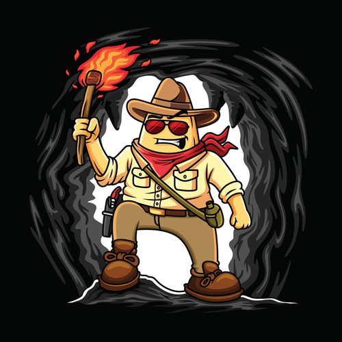 Expression design with the title 'nacho's adventures'