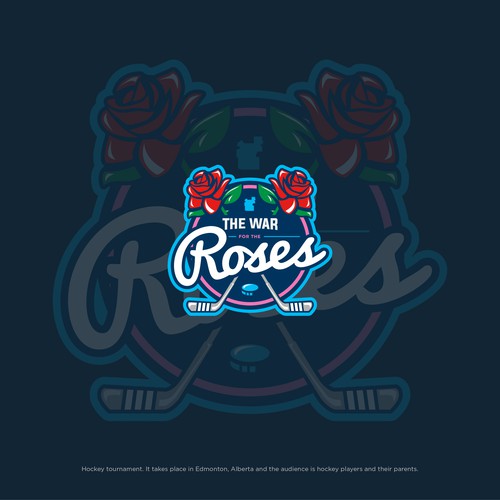 Competition logo with the title 'Bold Logo for Woman Hockey Competition'