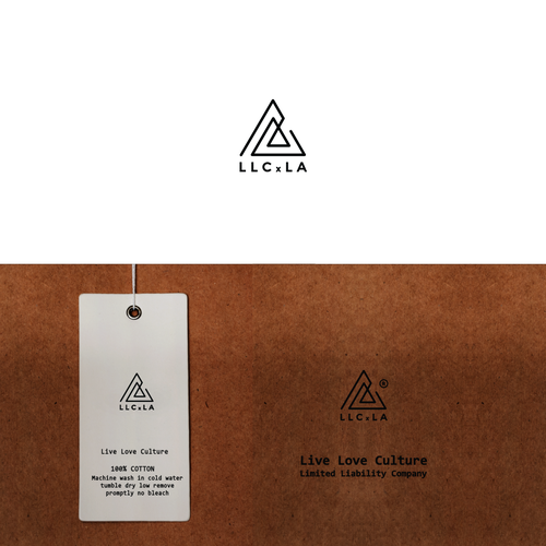 Men design with the title 'Minimal logo for high-end men's wear'