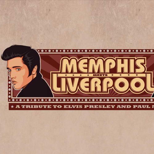 Rock logo with the title 'Memphis Meets Liverpool'