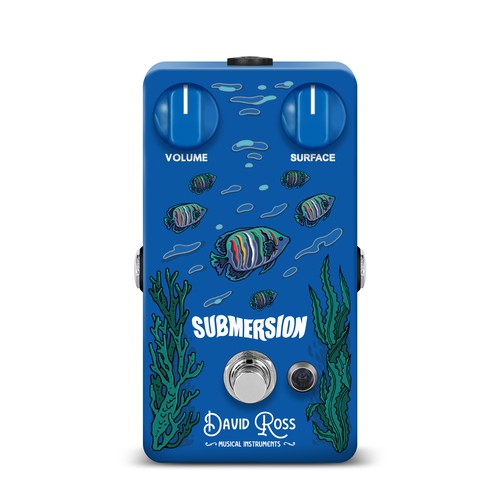 Underwater artwork with the title 'Submersion'