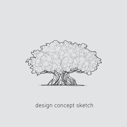 Interior design brand with the title 'Identity application of Interior Design firm'