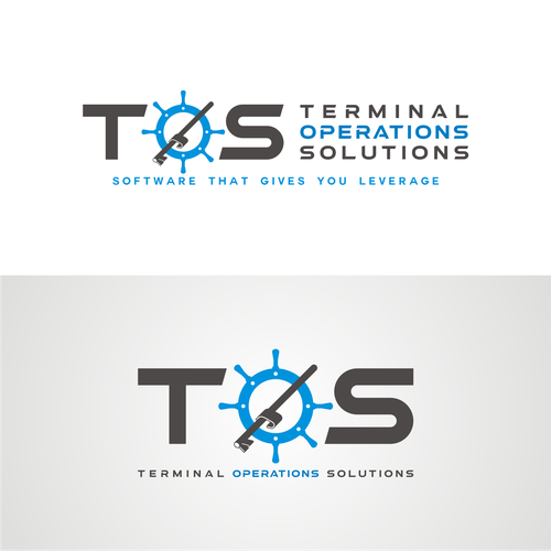 Maritime logo with the title 'TOS'
