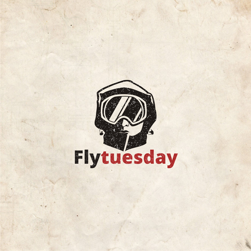 Snowboarding design with the title 'flytuesday filmmaker'
