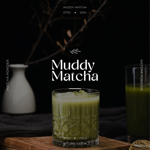 Matcha logo with the title 'Logo Design'