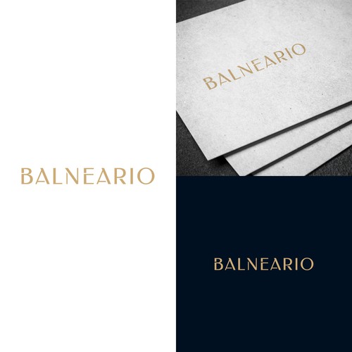 Candle logo with the title 'BALNEARIO'