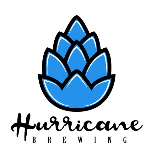 Hurricane logo with the title 'Hurricane Brewing'