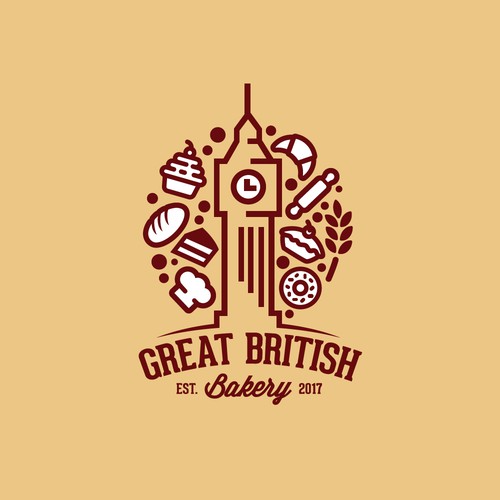 London design with the title 'Great British Bakery'