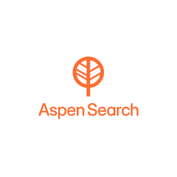 Fall logo with the title 'Aspen Search Logo'