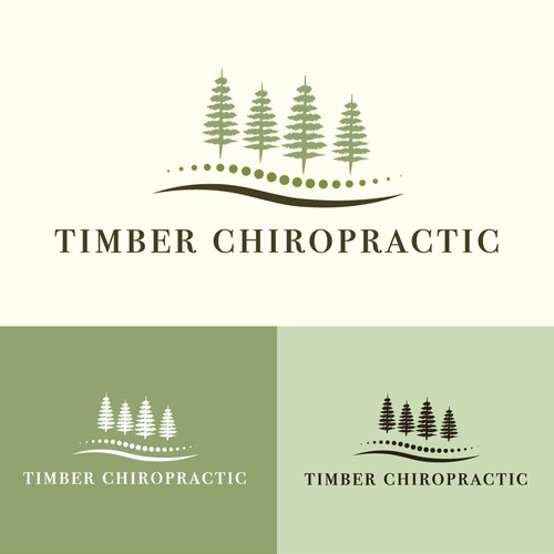 Chiropractic logo with the title 'Timber Chiropractic'