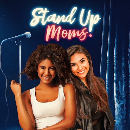 Podcast cover artwork with the title 'StandUP Mom'