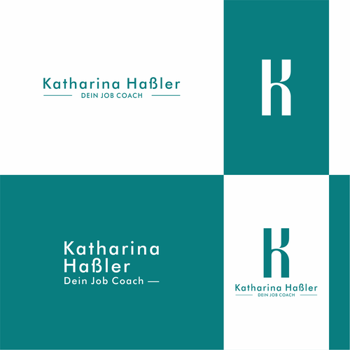 Personal logo with the title 'Initial K and H for Katharina Haßler'