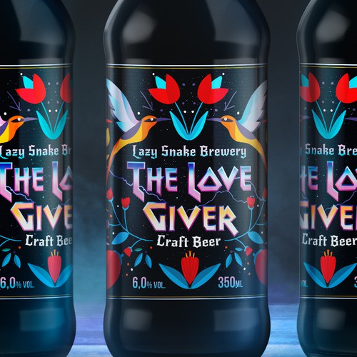 Craft beer label with the title 'Craft Beer'