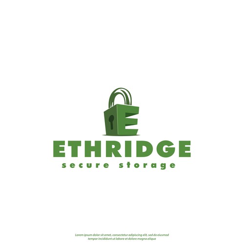 Storage logo with the title 'Secure Storage Logo'