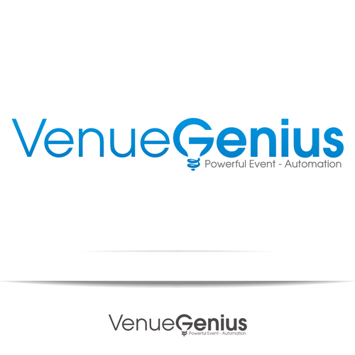 Genius logo with the title 'venue genius'