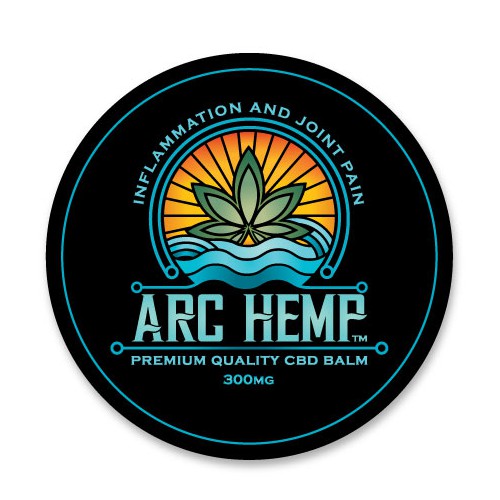 Logo label with the title 'ARC Hemp'