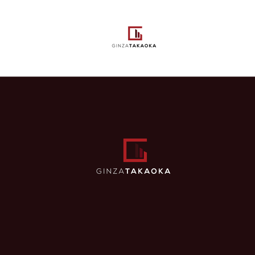 Bank logo with the title 'Ginza Takaoka Accounting and Finance Logo'