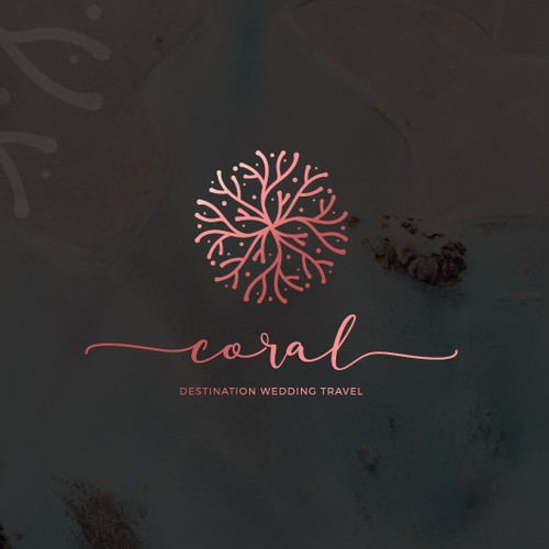 Agency design with the title 'Check out Coral Logo design! '