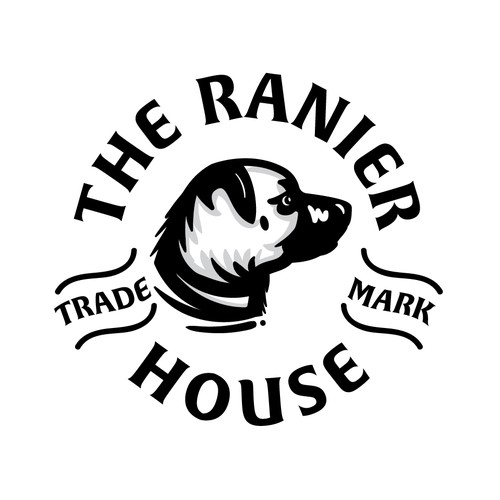 Hotel brand with the title 'bold logo concept do the ranier house'
