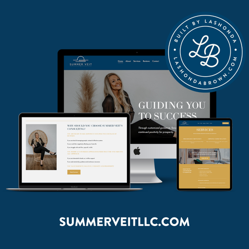 Consultant website with the title 'SUMMER VEIT | Consultant'