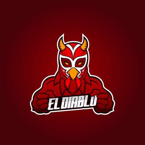 Rooster logo with the title 'Racing Team Logo'