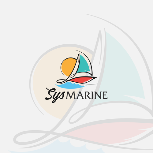 Tourism brand with the title 'Sail Boat Logo'