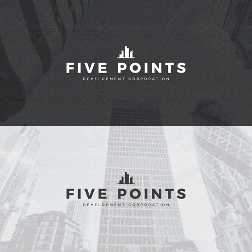 Exclusive logo with the title 'Making a logo concept for real estate company'