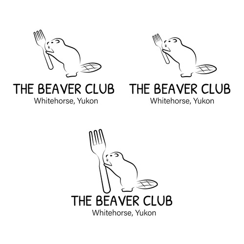 Beaver logo with the title 'Logo Design'