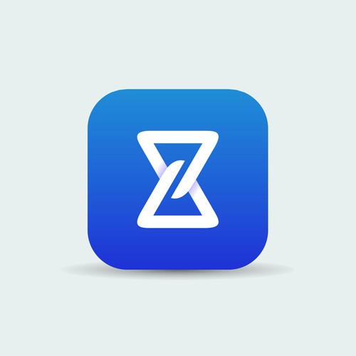 Zero design with the title 'Clean App Icon for Zero Time'